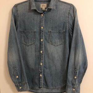 J. Crew Chambray Shirt Denim 4